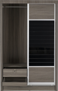 Image: 7178 - Lisbon Sliding Wardrobe - Grain